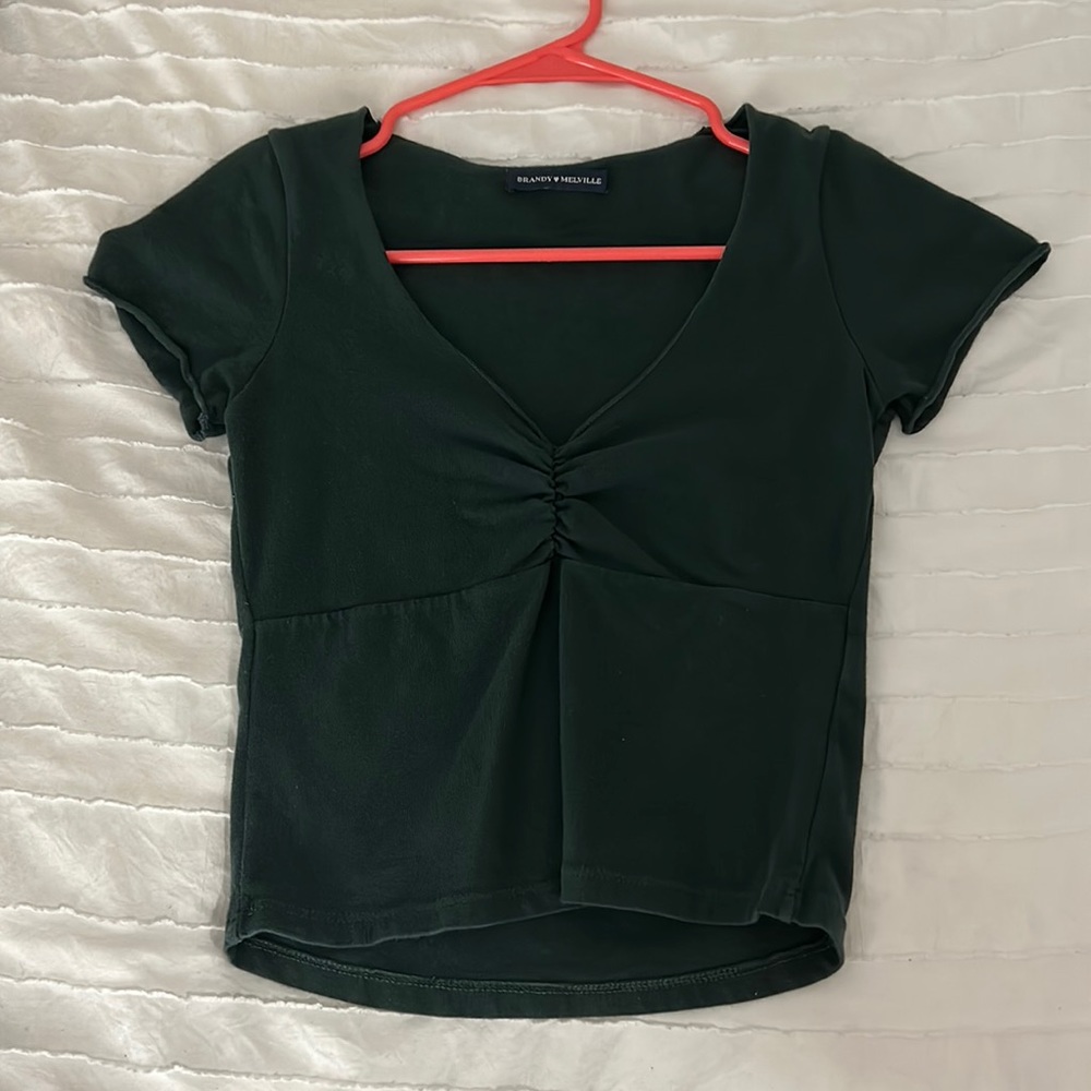 Brandy Melville v-neck  crop top